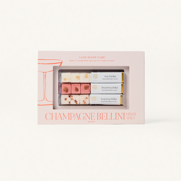 Champagne Bellini & Mimosa Cocktail Duo