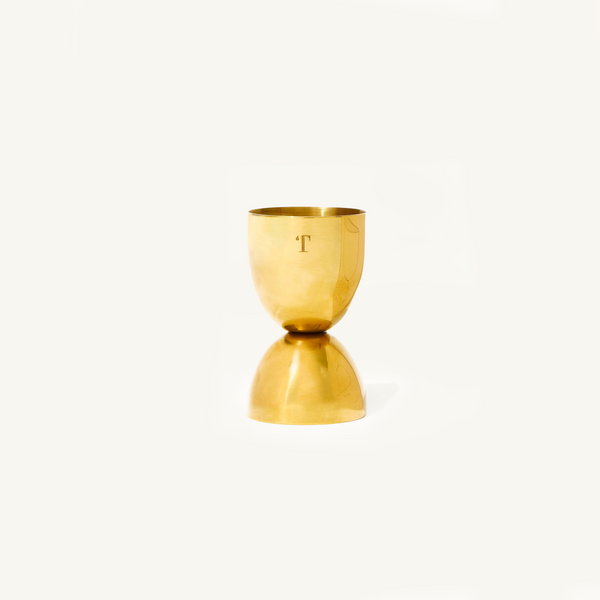 Gold Stainless steel cocktail jigger bar tool