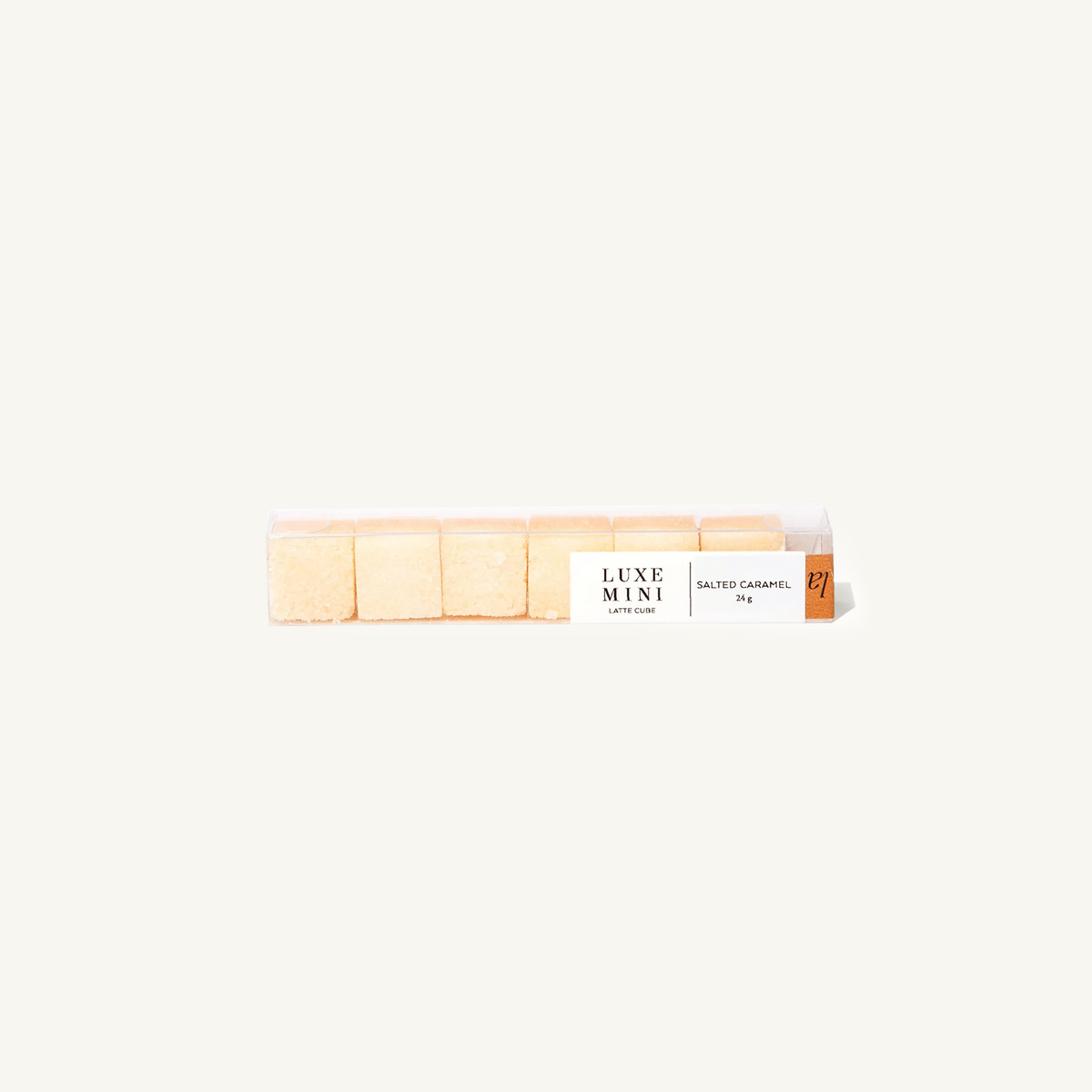 Salted Caramel sugar cube, a rich cafe sweetener