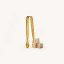 Mini gold serving tongs by Teaspressa