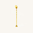 Teaspressa Mini gold bar spoon and muddler, a 2-in-1 cocktail mixing tool