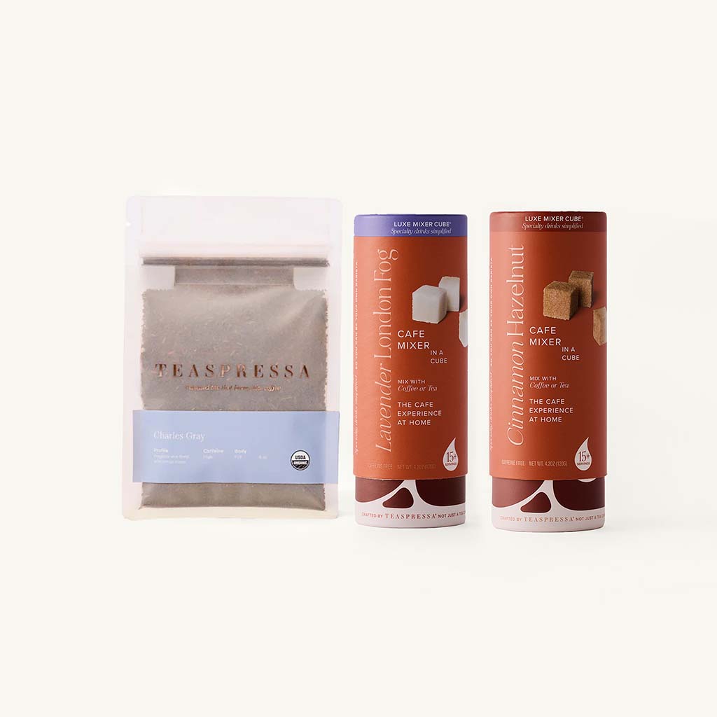 Modern Barista latte set, an artisan home café kit