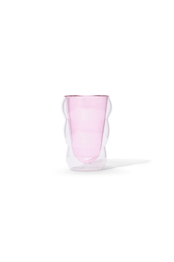 Pink Glass Cloud Cup