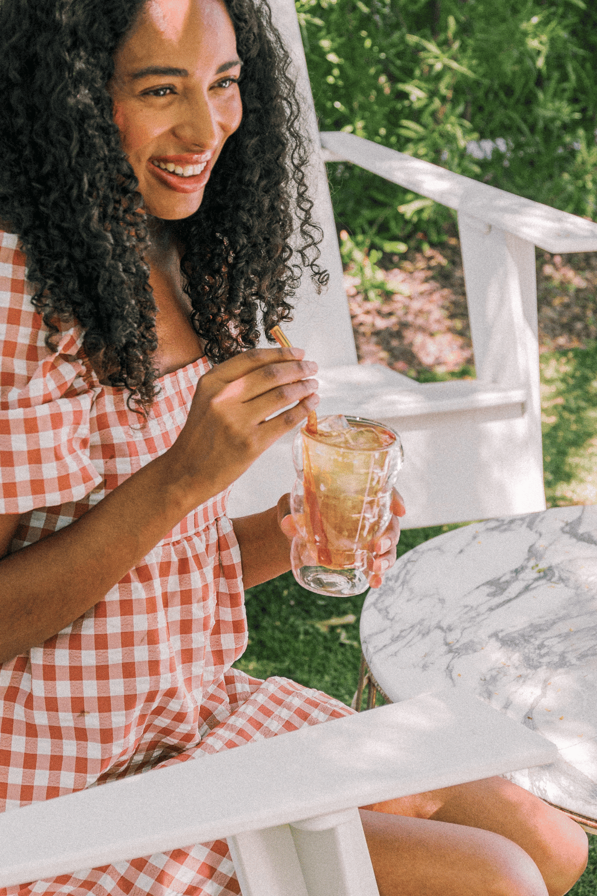 Amber Glass Cloud Cup