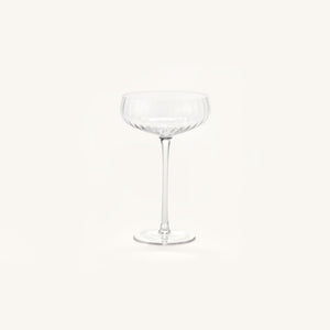 Linea Coupe Glass on a clean off white background