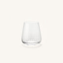 Linea Drinking Glass on a clean off white background