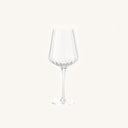 Linea Wine Glass on a clean off white background