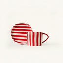 Tratto striped café set in cherry