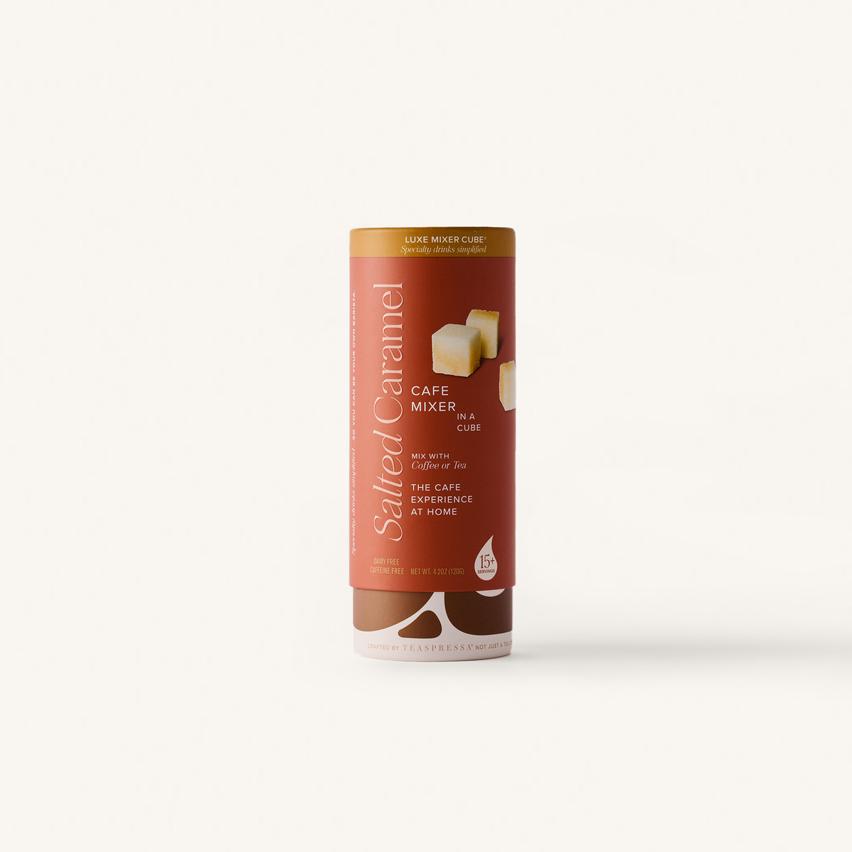 Salted Caramel cafe mixer tallboy, a larger size of the favorite flavor