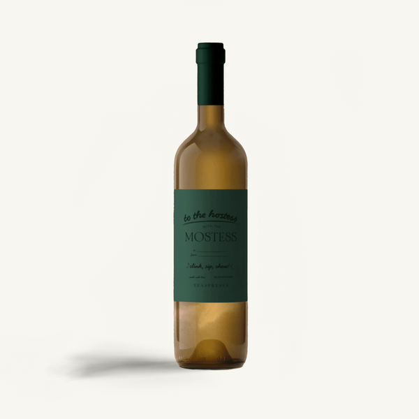 Elegant designer wine labels by Teaspressa