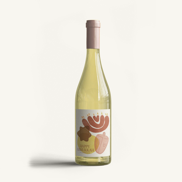 Seasonal wine labels for holidays and special occasions